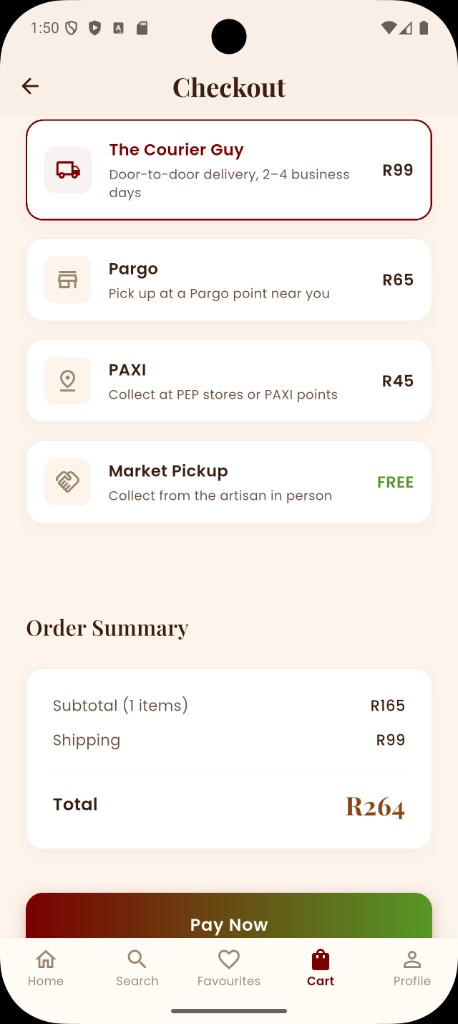 Secure checkout with escrow protection